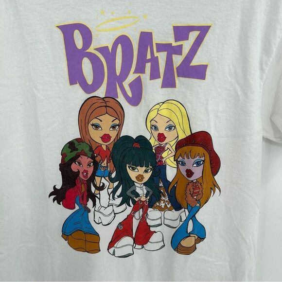 Women's Bratz Dolls Group Tee White Medium - Picture 4 of 5